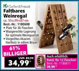 Norma Faltbares Weinregal Angebot