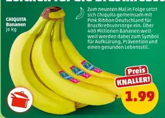 PENNY CHIQUITA Bananen je kg Angebot
