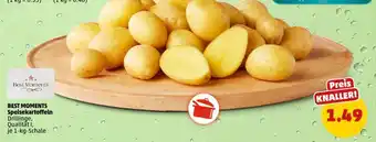 PENNY BEST MOMENTS Speisekartoffeln Drillinge, Qualität I, je 1-kg-Schale Angebot