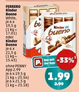 PENNY FERRERO Kinder Bueno Angebot