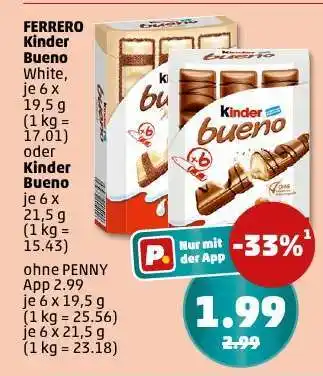 PENNY FERRERO Kinder Bueno Angebot