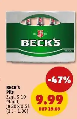 PENNY Beck's Pils Angebot