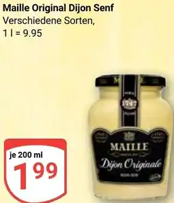 Globus Maille Original Dijon Senf Angebot