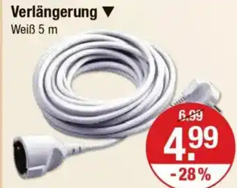 V Markt Verlängerung Angebot