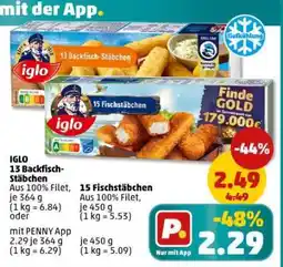 PENNY Iglo 13 Backfisch-Stäbchen Angebot