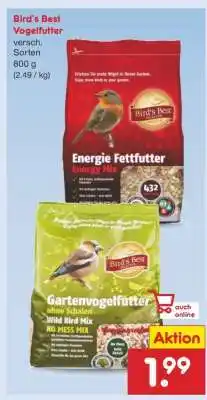 Netto Marken-Discount Bird's Best Vogelfutter Angebot