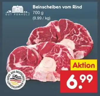 Netto Marken-Discount Beinscheiben vom Rind Angebot