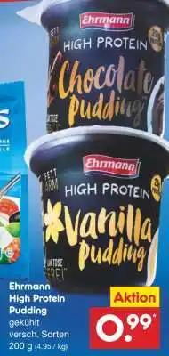 Netto Marken-Discount Ehrmann High Protein Pudding Angebot