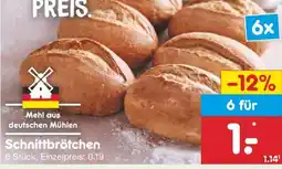 Netto Marken-Discount Schnittbrötchen Angebot