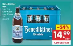 Netto Marken-Discount Benediktiner Hell Angebot