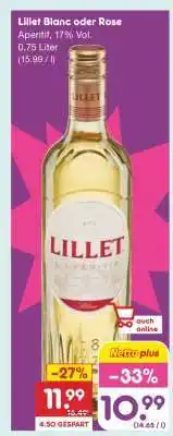 Netto Marken-Discount Lillet Blanc oder Rosé Angebot
