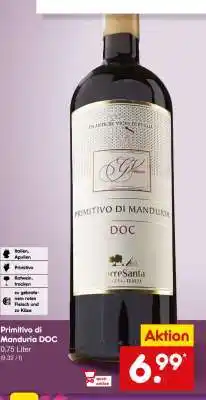 Netto Marken-Discount Primitivo di Manduria DOC Angebot