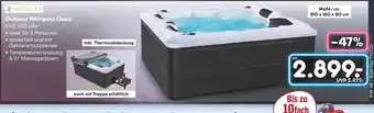 Netto Marken-Discount Outdoor-Whirlpool Oasis Angebot