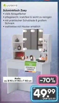 Netto Marken-Discount Schminktisch Zoey Angebot