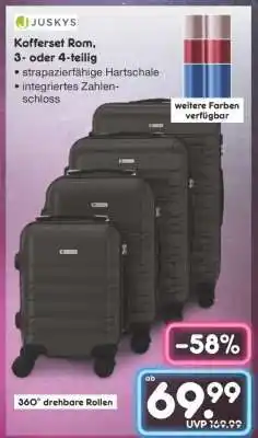 Netto Marken-Discount Kofferset Rom, 3- oder 4-teilig Angebot