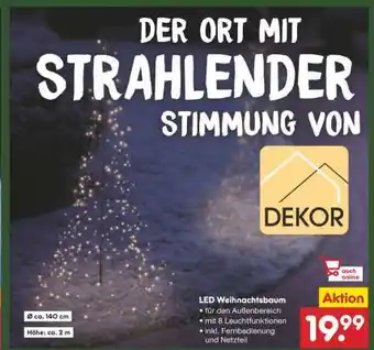 Netto Marken-Discount LED Weihnachtsbaum Angebot