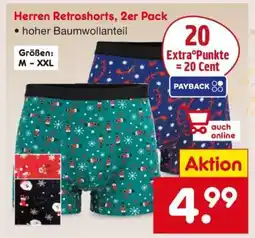 Netto Marken-Discount Herren Retroshorts, 2er Pack Angebot