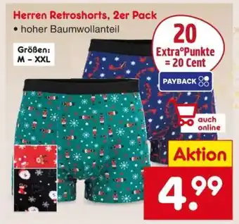 Netto Marken-Discount Herren Retroshorts, 2er Pack Angebot