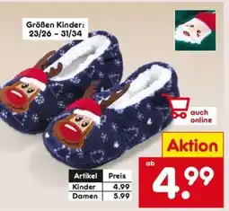 Netto Marken-Discount Hausschuhe Angebot