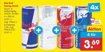 Netto Marken-Discount Red Bull Energy Drink Angebot