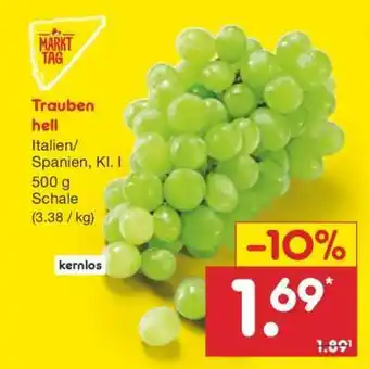 Netto Marken-Discount Trauben hell Angebot