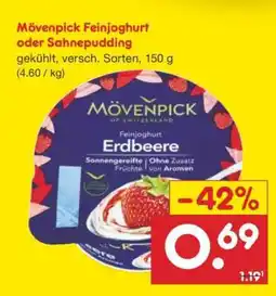 Netto Marken-Discount Mövenpick Feinjoghurt oder Sahnepudding Angebot