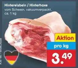 Netto Marken-Discount Hintereisbein / Hinterhaxe Angebot