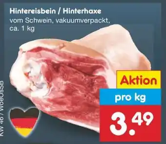 Netto Marken-Discount Hintereisbein / Hinterhaxe Angebot