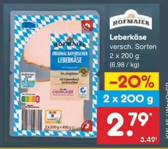 Netto Marken-Discount Leberkäse Angebot