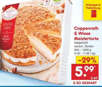 Netto Marken-Discount Coppenrath & Wiese Meistertorte Angebot
