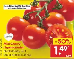 Netto Marken-Discount Mini Cherry Rispentomaten Angebot
