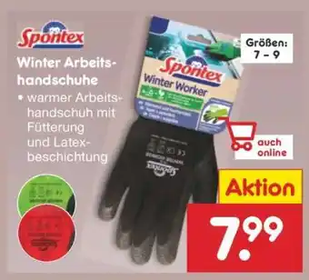 Netto Marken-Discount Winter-Arbeitshandschuhe Angebot