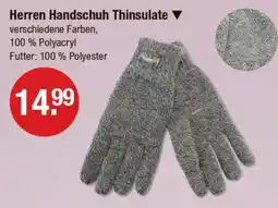 V Markt Herren Handschuh Thinsulate Angebot