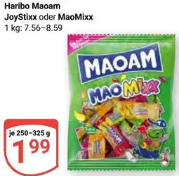 Globus Haribo Maoam JoyStixx oder MaoMixx Angebot