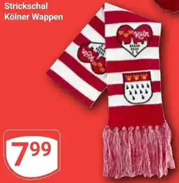 Globus Strickschal Kölner Wappen Angebot