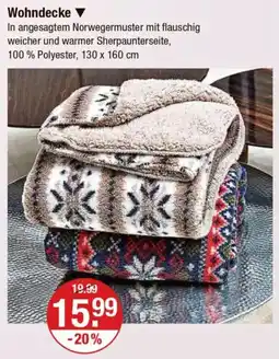 V Markt Wohndecke Angebot