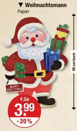 V Markt Weihnachtsmann Angebot