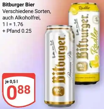 Globus Bitburger Bier Angebot
