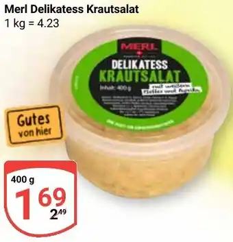 Globus Merl Delikatess Krautsalat Angebot