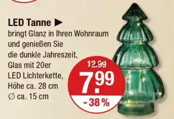 V Markt LED Tanne Angebot
