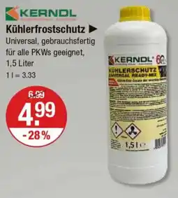 V Markt KERNDL Kühlerfrostschutz Angebot