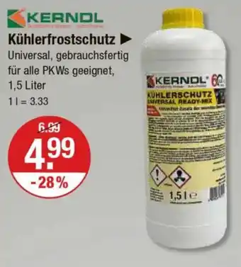 V Markt KERNDL Kühlerfrostschutz Angebot
