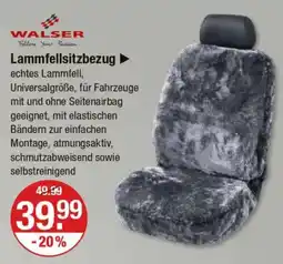 V Markt WALSER Lammfellsitzbezug Angebot