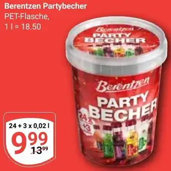 Globus Berentzen Partybecher Angebot
