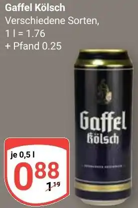 Globus Gaffel Kölsch Angebot