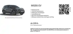 Furhmeister Exclusive Automobile MGS5 EV Angebot