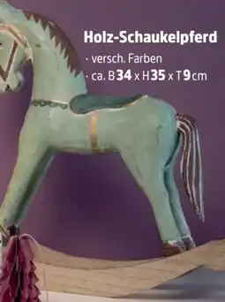 Thomas Philipps Holz Schaukelpferd Angebot