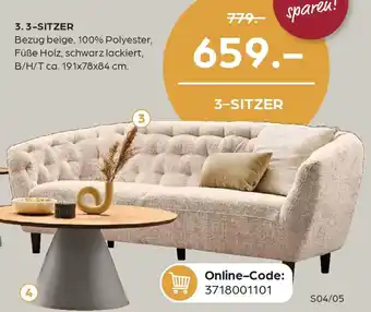 Möbel Buss 3-Sitzer Angebot