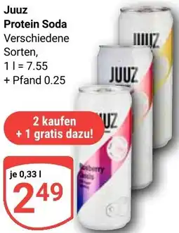 Globus Juuz Protein Soda Angebot