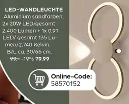 Möbel Buss Led-wandleuchte Angebot